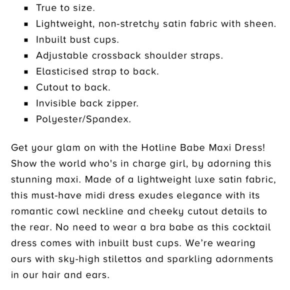 Heymia floral cut out midi dress size medium - Picture 8 of 8